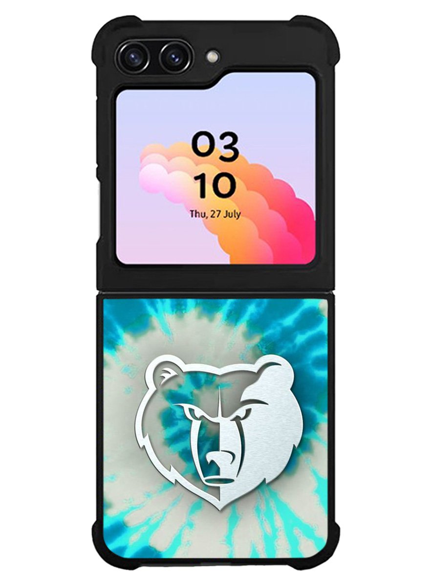 Memphis Grizzlies Tie Dye Style Logo Samsung Galaxy Z Flip 5 5G 2023 Case OV10491