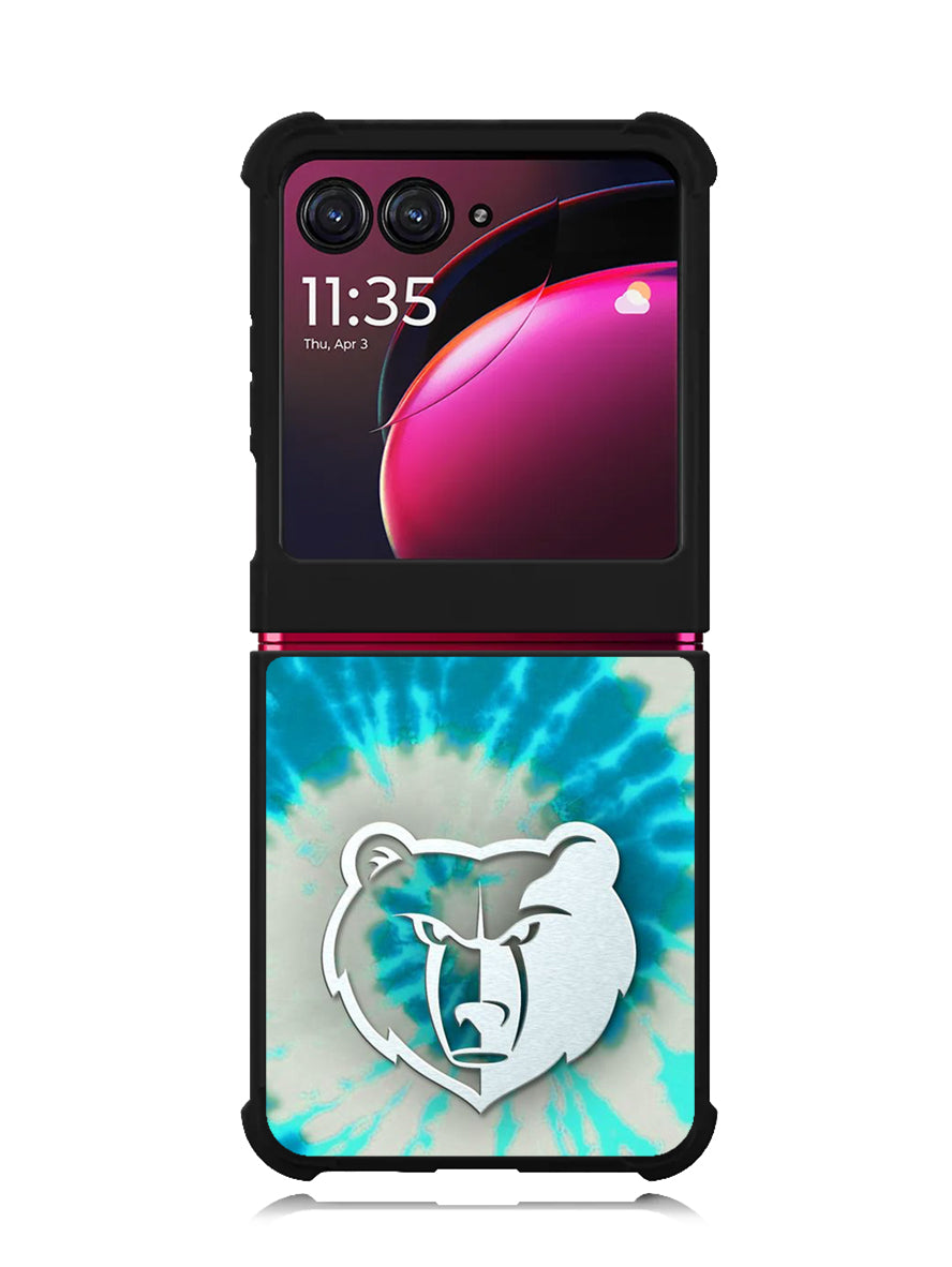 Memphis Grizzlies Tie Dye Style Logo Motorola Moto Razr Plus 2023 , Moto Razr+ 2023 Case OV10491