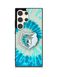 Memphis Grizzlies Tie Dye Style Logo Samsung Galaxy S25 Ultra 5G Case QC10491