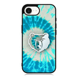 Memphis Grizzlies Tie Dye Style Logo iPhone 16e Case OV10491