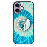 Memphis Grizzlies Tie Dye Style Logo iPhone 17 Case OV10491