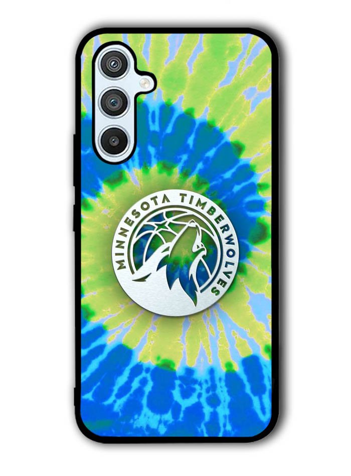Minnesota Timberwolves Tie Dye Style Logo Samsung Galaxy A14 5G Case QC10499