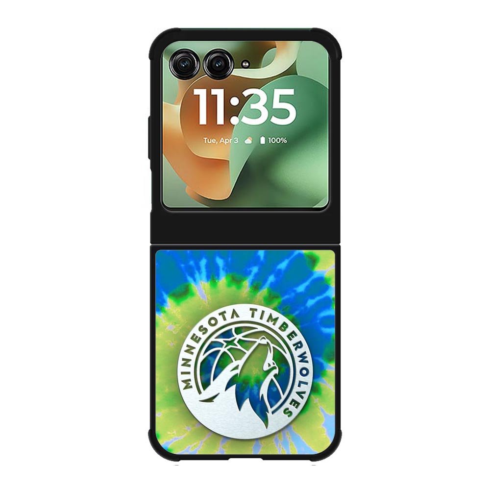 Minnesota Timberwolves Tie Dye Style Logo Motorola Moto RAZR 2025 Case OV10499