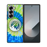 Minnesota Timberwolves Tie Dye Style Logo Samsung Galaxy Z Fold 7 5G Case OV10499