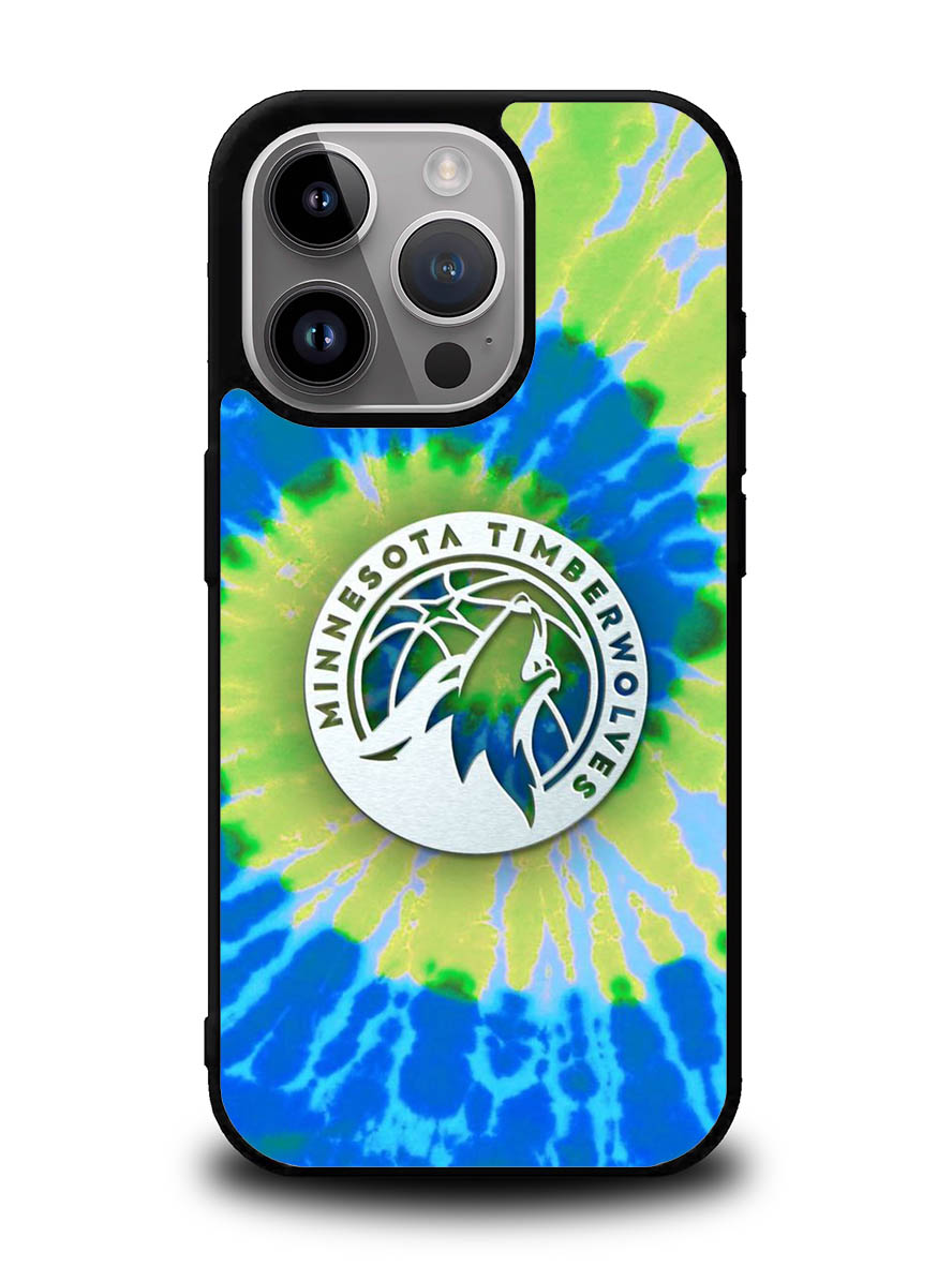 Minnesota Timberwolves Tie Dye Style Logo iPhone 16 Pro Case OV10499