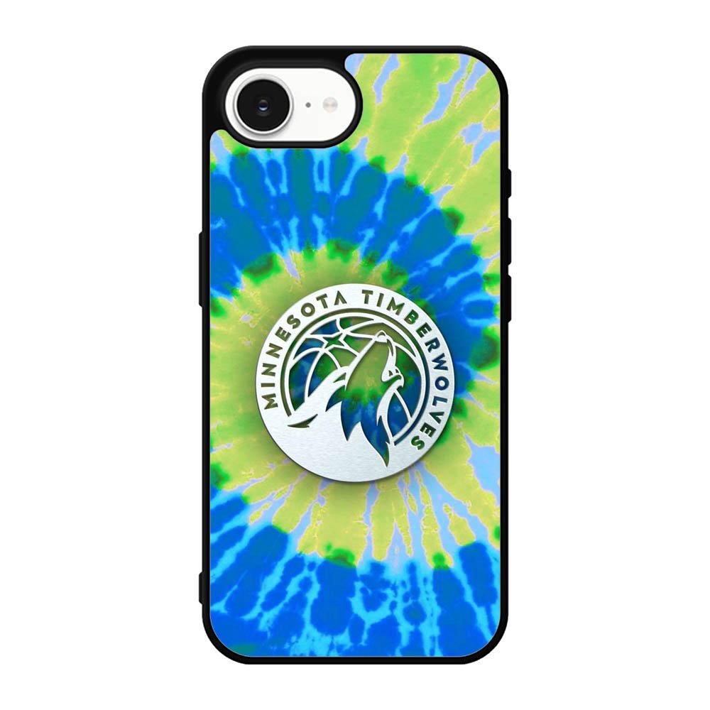 Minnesota Timberwolves Tie Dye Style Logo iPhone 17e Case OV10499