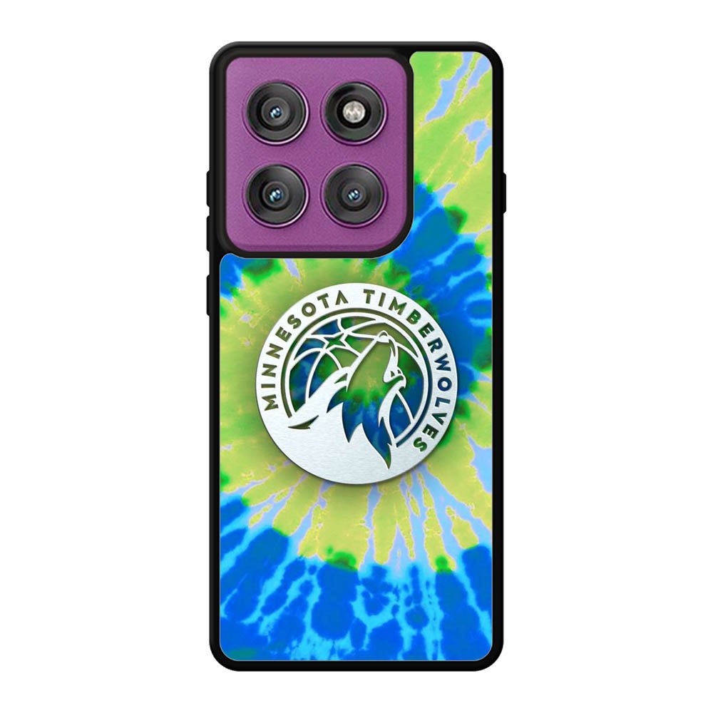 Minnesota Timberwolves Tie Dye Style Logo Motorola Moto Edge 60 Pro Case OV10499