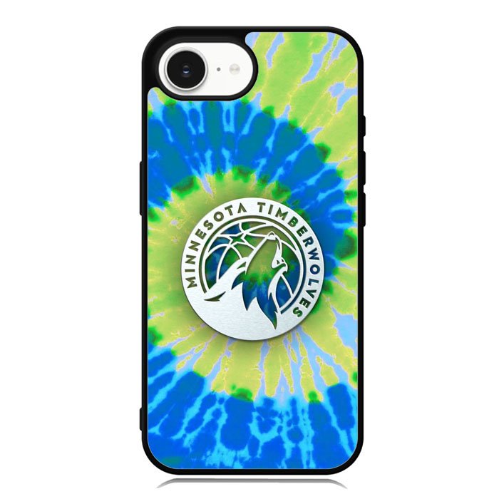 Minnesota Timberwolves Tie Dye Style Logo iPhone 16e Case OV10499