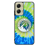 Minnesota Timberwolves Tie Dye Style Logo Motorola Moto G Stylus 5G 2024 Case OV10499