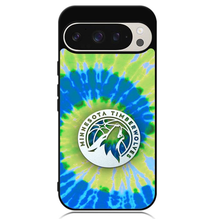 Minnesota Timberwolves Tie Dye Style Logo Google Pixel 9 | Pixel 9 Pro Case OV10499