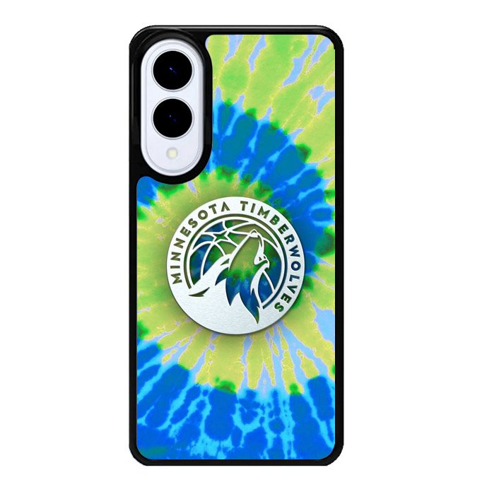 Minnesota Timberwolves Tie Dye Style Logo Samsung Galaxy S25 Edge 5G Case OV10499