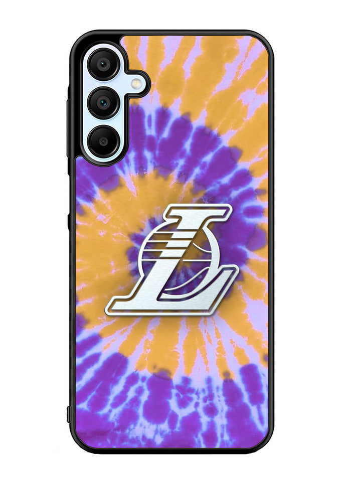Los Angeles Lakers Tie Dye Style Logo Samsung Galaxy A35 5G Case OV10624