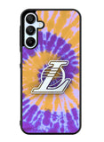 Los Angeles Lakers Tie Dye Style Logo Samsung Galaxy A35 5G Case OV10624