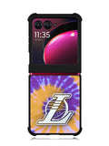 Los Angeles Lakers Tie Dye Style Logo Motorola Moto Razr Plus 2023 , Moto Razr+ 2023 Case OV10624