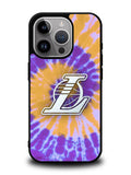 Los Angeles Lakers Tie Dye Style Logo iPhone 16 Pro Max Case QC10624