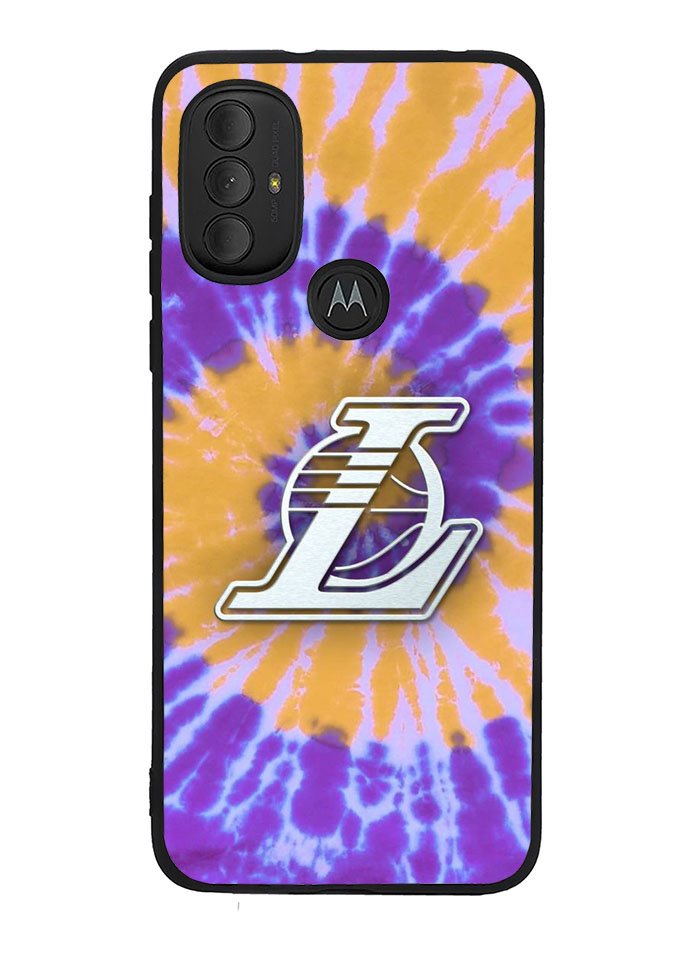 Los Angeles Lakers Tie Dye Style Logo Motorola Moto G Pure 2021 , Moto G Power 2022 Case OV10624