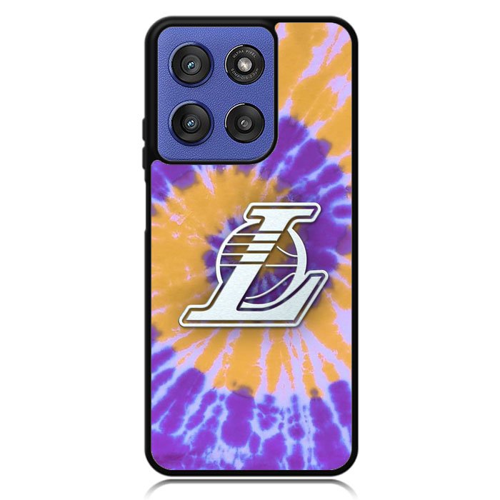 Los Angeles Lakers Tie Dye Style Logo Motorola Moto G Stylus 5G 2025 Case OV10624