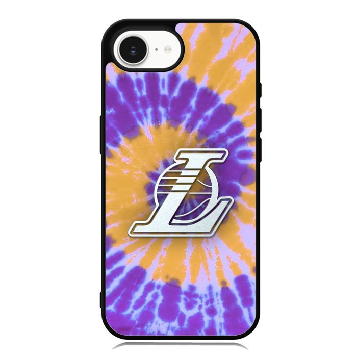 Los Angeles Lakers Tie Dye Style Logo iPhone 16e Case OV10624