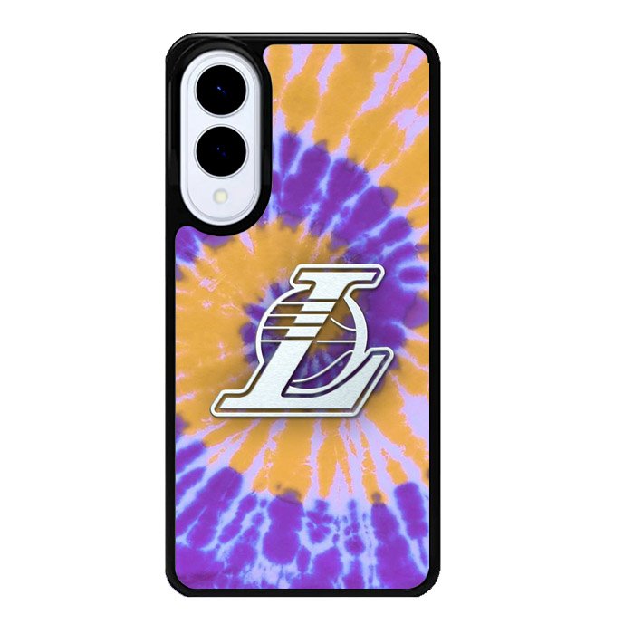 Los Angeles Lakers Tie Dye Style Logo Samsung Galaxy S25 Edge 5G Case OV10624