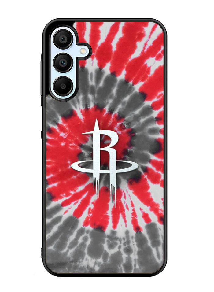 Houston Rockets Tie Dye Style Logo Samsung Galaxy A35 5G Case OV10593