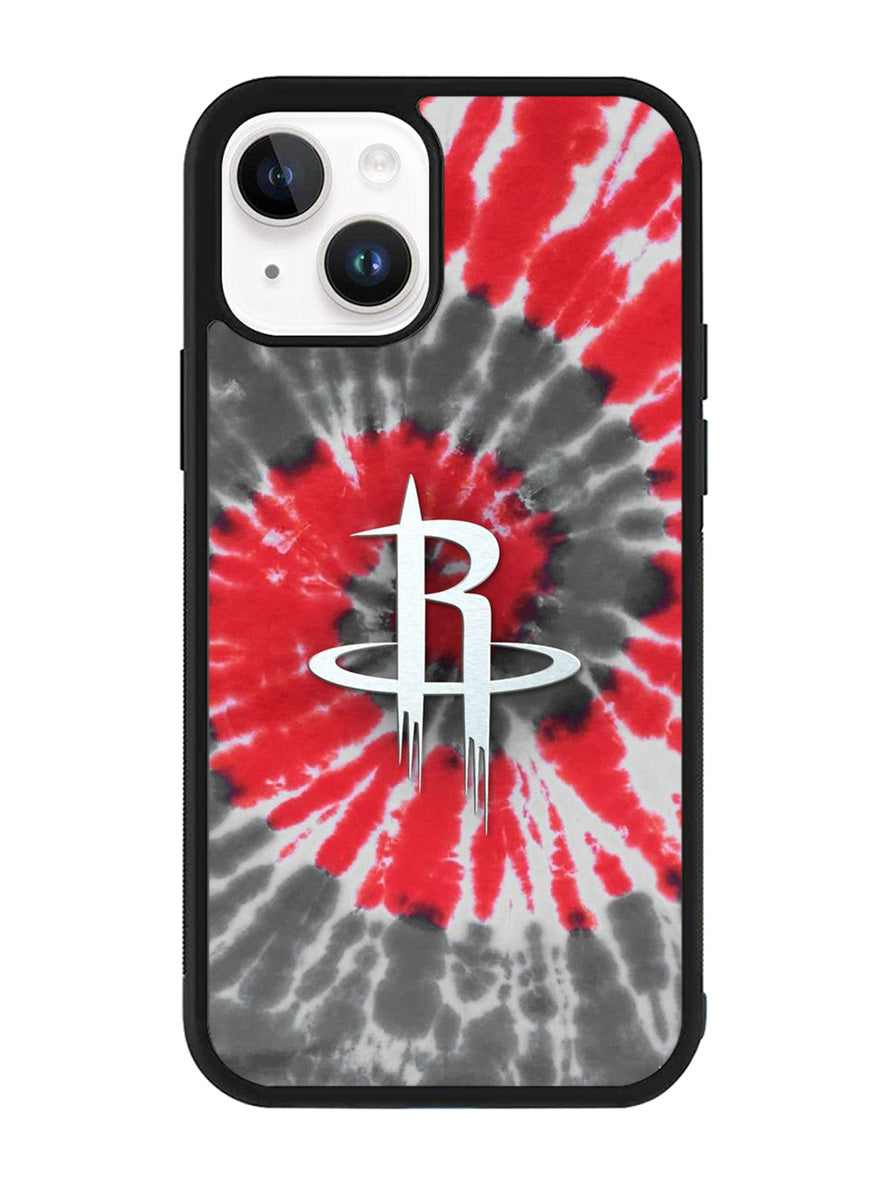 Houston Rockets Tie Dye Style Logo iPhone 14 Plus Case QC10593