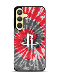 Houston Rockets Tie Dye Style Logo Samsung Galaxy S24 FE 5G Case OV10593