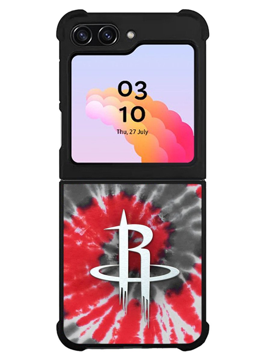 Houston Rockets Tie Dye Style Logo Samsung Galaxy Z Flip 5 5G 2023 Case OV10593