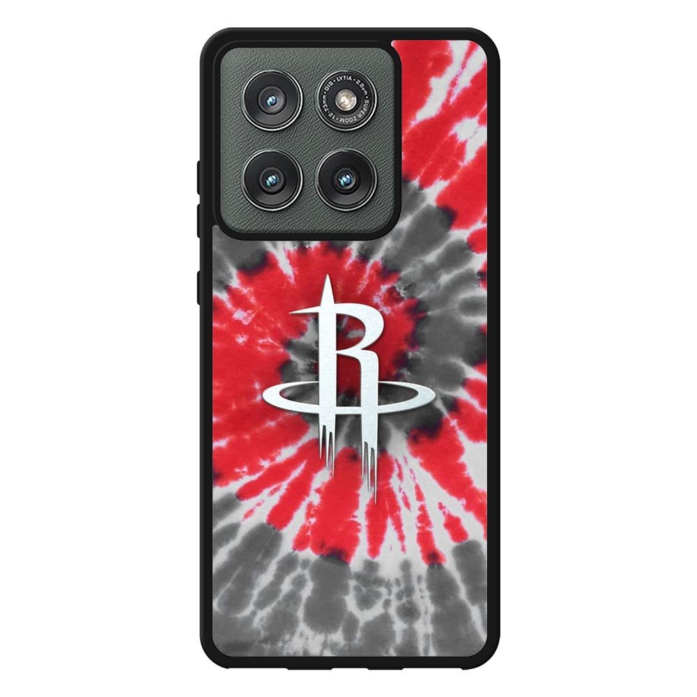 Houston Rockets Tie Dye Style Logo Motorola Moto Edge 2025 Case OV10593