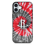Houston Rockets Tie Dye Style Logo iPhone 16 Case QC10593