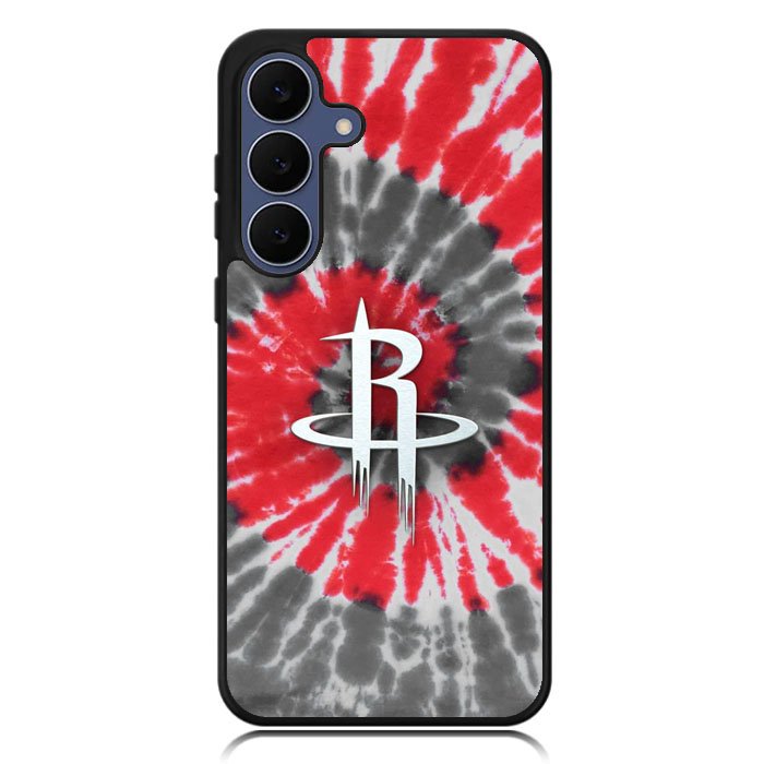 Houston Rockets Tie Dye Style Logo Samsung Galaxy S25 FE Case OV10593