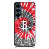 Houston Rockets Tie Dye Style Logo Samsung Galaxy S25 FE Case OV10593