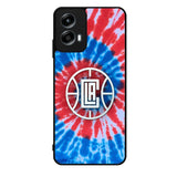 Los Angeles Clippers Tie Dye Style Logo Motorola Moto G Play 2024 Case OV10623