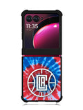 Los Angeles Clippers Tie Dye Style Logo Motorola Moto Razr Plus 2023 , Moto Razr+ 2023 Case OV10623