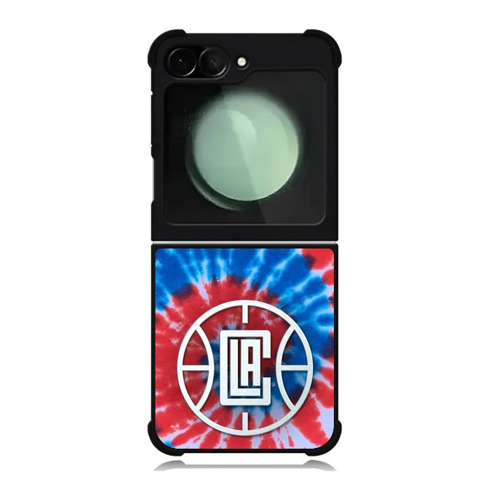 Los Angeles Clippers Tie Dye Style Logo Samsung Galaxy Z Flip 6 5G 2024 Case OV10623