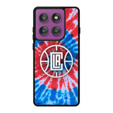 Los Angeles Clippers Tie Dye Style Logo Motorola Moto Edge 60 Pro Case QC10623
