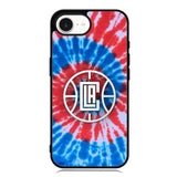 Los Angeles Clippers Tie Dye Style Logo iPhone 16e Case OV10623