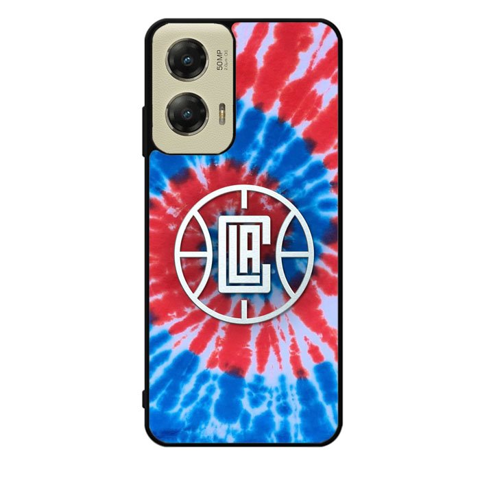 Los Angeles Clippers Tie Dye Style Logo Motorola Moto G Stylus 5G 2024 Case OV10623