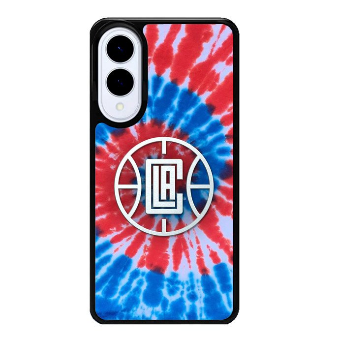 Los Angeles Clippers Tie Dye Style Logo Samsung Galaxy S25 Edge 5G Case OV10623