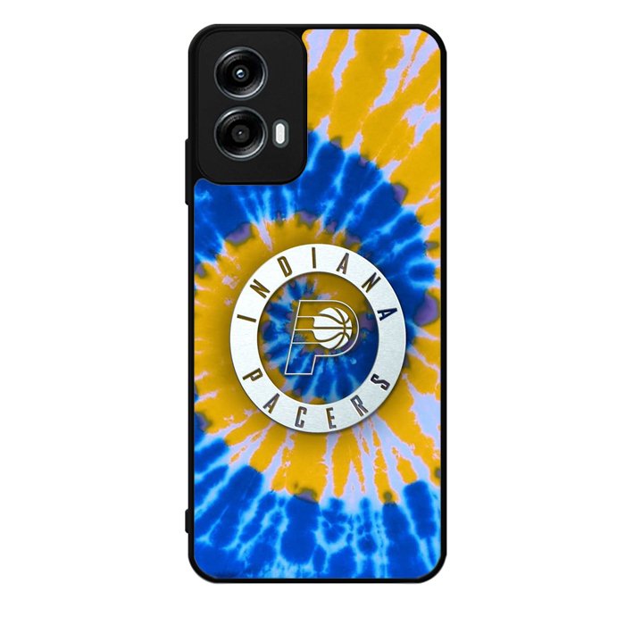 Indiana Pacers Tie Dye Style Logo Motorola Moto G Play 2024 Case OV10596