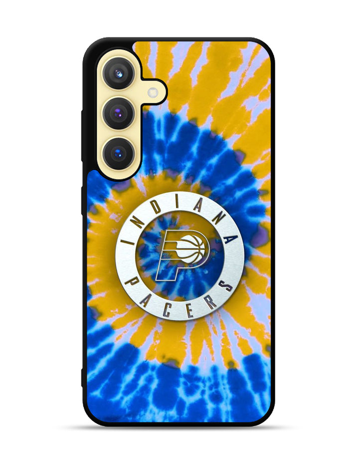 Indiana Pacers Tie Dye Style Logo Samsung Galaxy S25 5G Case OV10596
