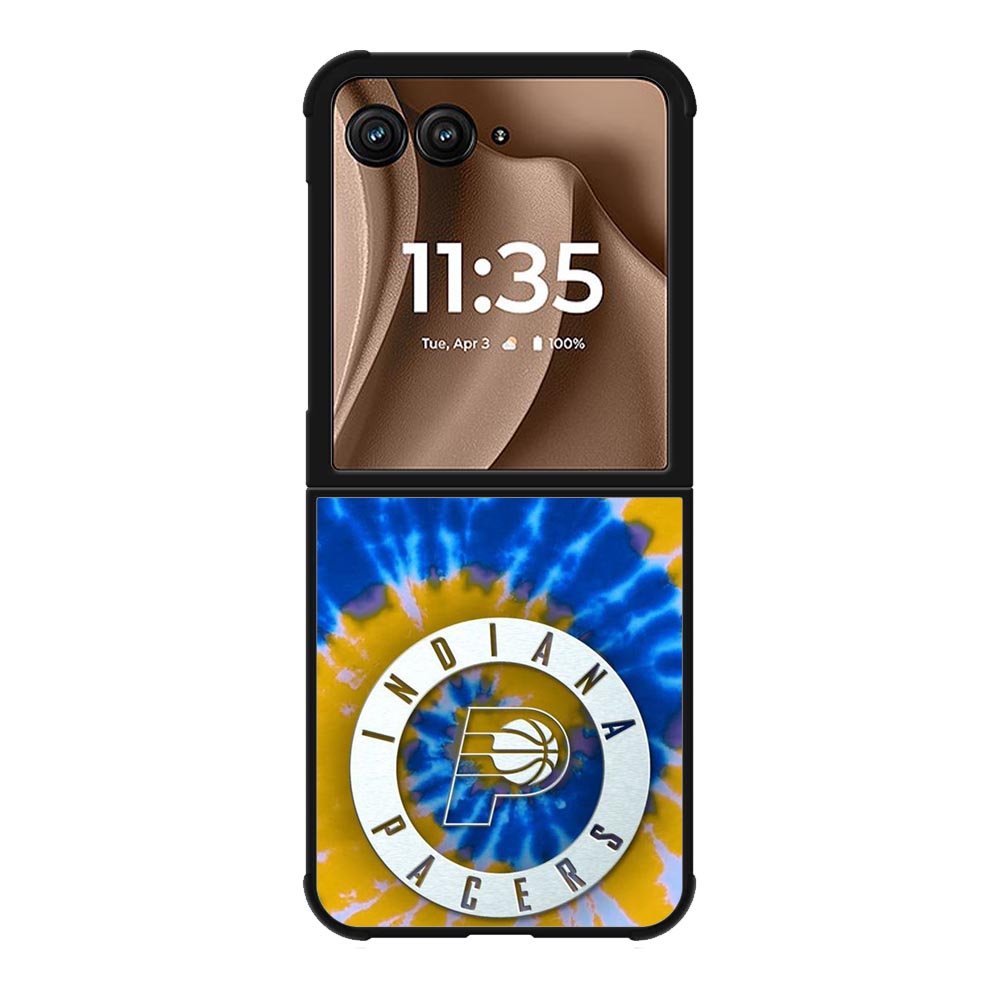 Indiana Pacers Tie Dye Style Logo Motorola Moto RAZR Plus 2025 Case OV10596