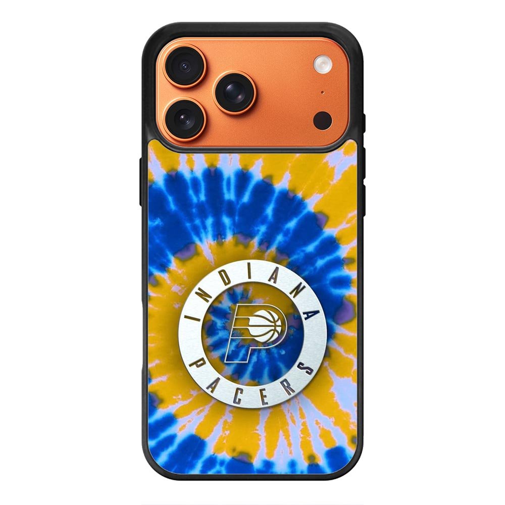 Indiana Pacers Tie Dye Style Logo iPhone 17 Pro Case QC10596