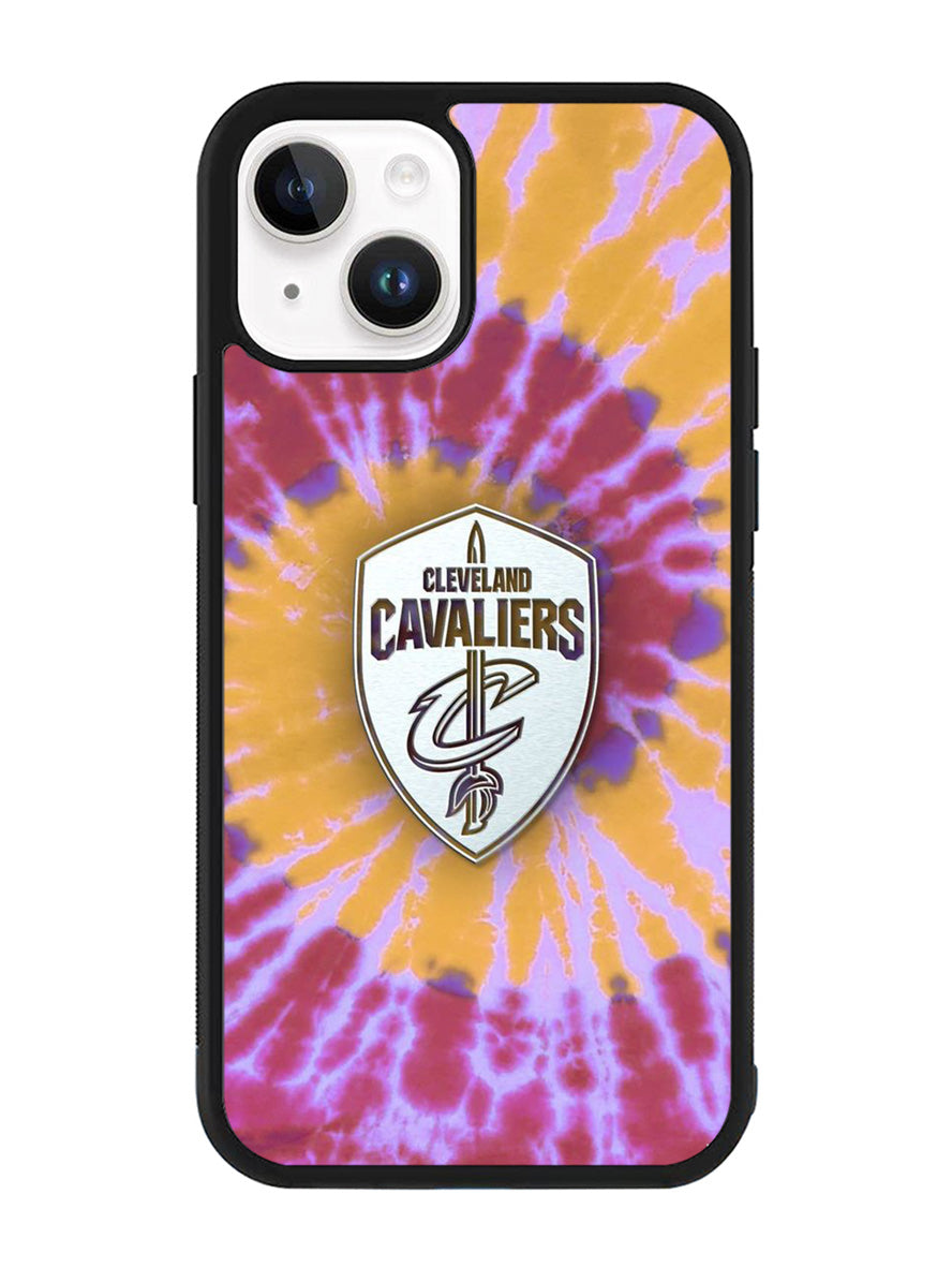 Cleveland Cavaliers Tie Dye Style Logo iPhone 14 Plus Case QC10699