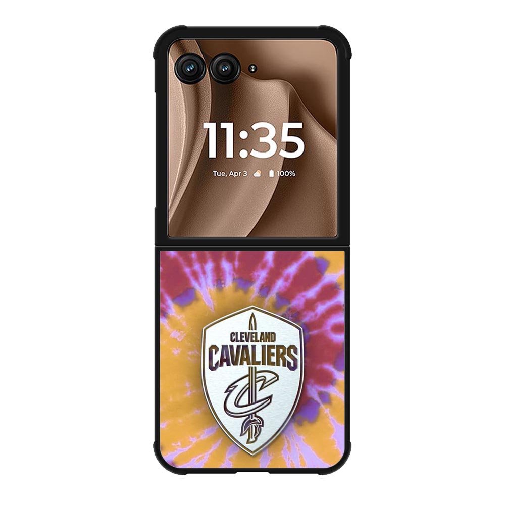 Cleveland Cavaliers Tie Dye Style Logo Motorola Moto RAZR Plus 2025 Case OV10699