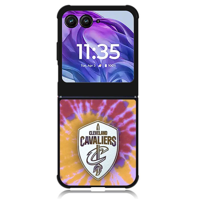 Cleveland Cavaliers Tie Dye Style Logo Motorola Moto Razr Plus 2024 , Moto Razr+ 2024 Case OV10699