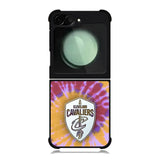 Cleveland Cavaliers Tie Dye Style Logo Samsung Galaxy Z Flip 6 5G 2024 Case OV10699
