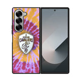 Cleveland Cavaliers Tie Dye Style Logo Samsung Galaxy Z Fold 7 5G Case OV10699