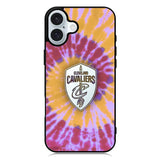 Cleveland Cavaliers Tie Dye Style Logo iPhone 16 Case QC10699