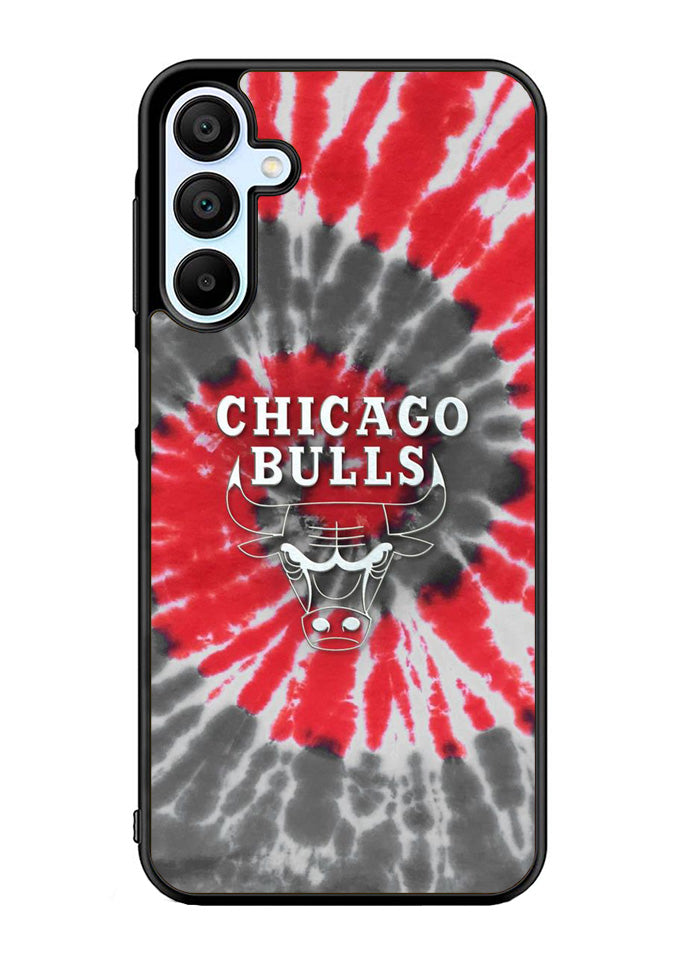 Chicago Bulls Tie Dye Style Logo Samsung Galaxy A35 5G Case OV10687