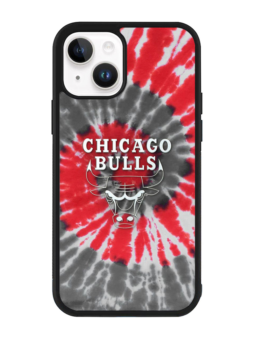 Chicago Bulls Tie Dye Style Logo iPhone 14 Plus Case QC10687